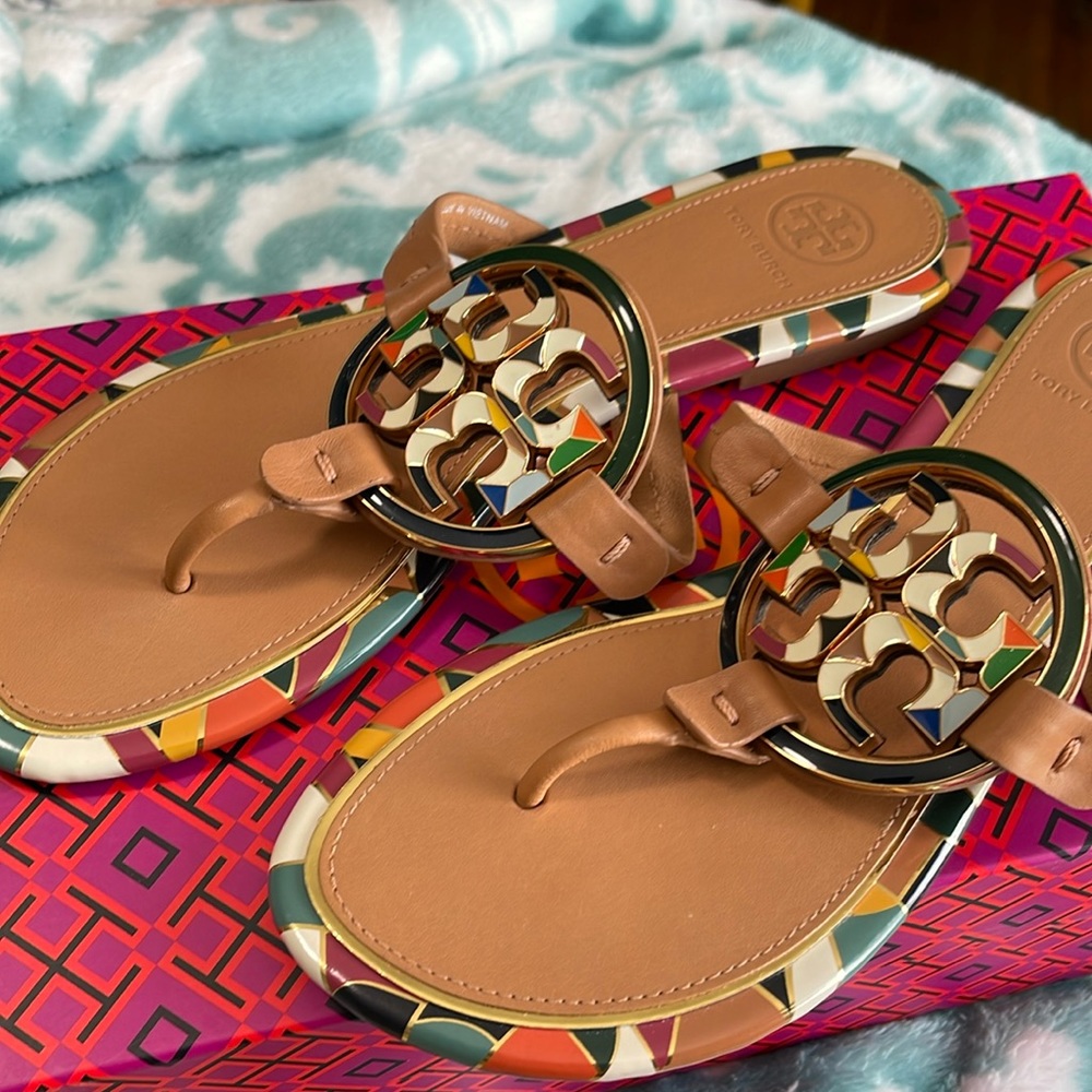 Tory Burch Sandals Multi Color